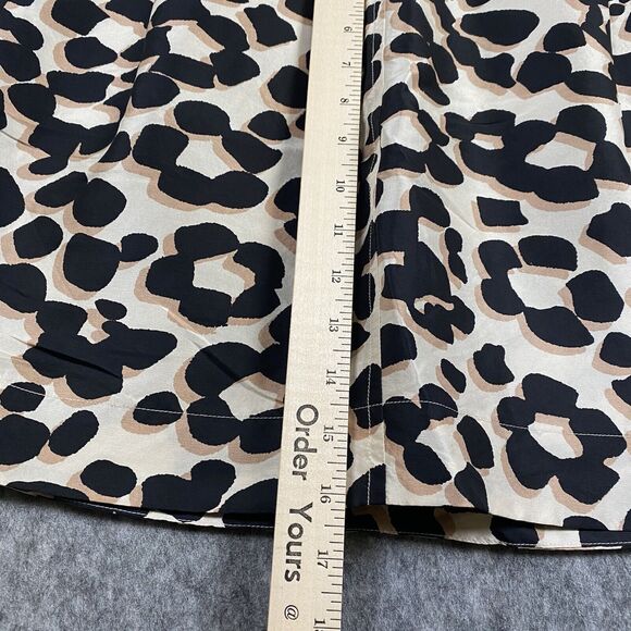 See by Chloe Mini Skirt Size US 4 Multicolor 100% Silk Leopard Animal Print - Picture 3 of 11
